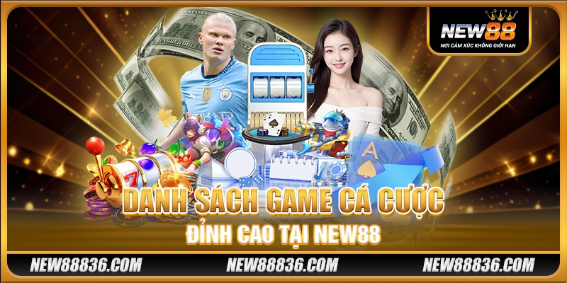 Danh sách game cá cược đỉnh cao tại New88
